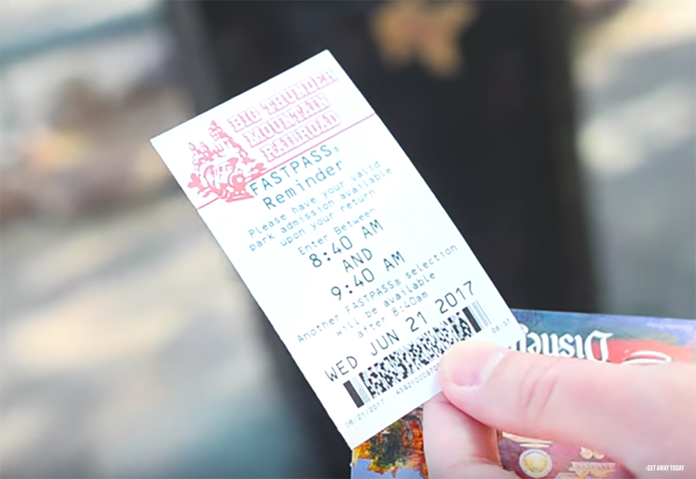Disneyland MaxPass FastPass Ticket