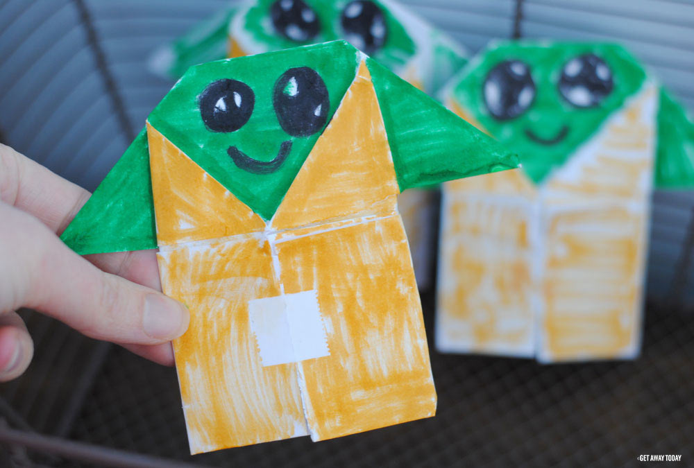 Origami Baby Yoda Kids Craft