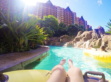 Aulani tips lazy river view