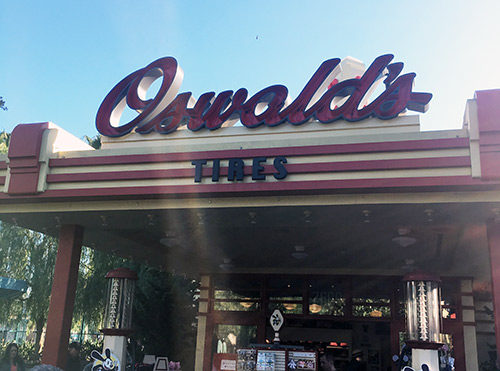 Buena Vista Street Disneyland Secrets Oswald Tires