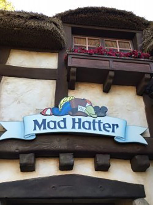 Fantasyland Rides at Disneyland Mad Hatter