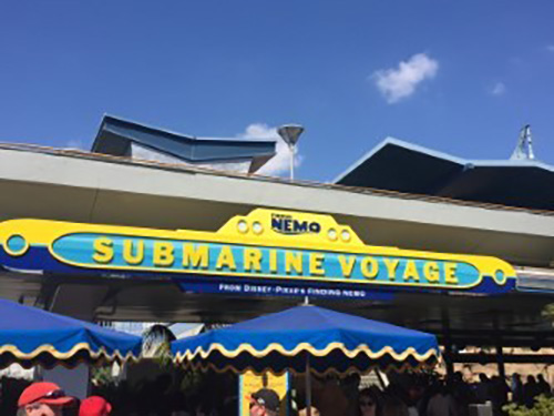 Disneyland Submarine Finding Nemo Submarine Voyage Sign