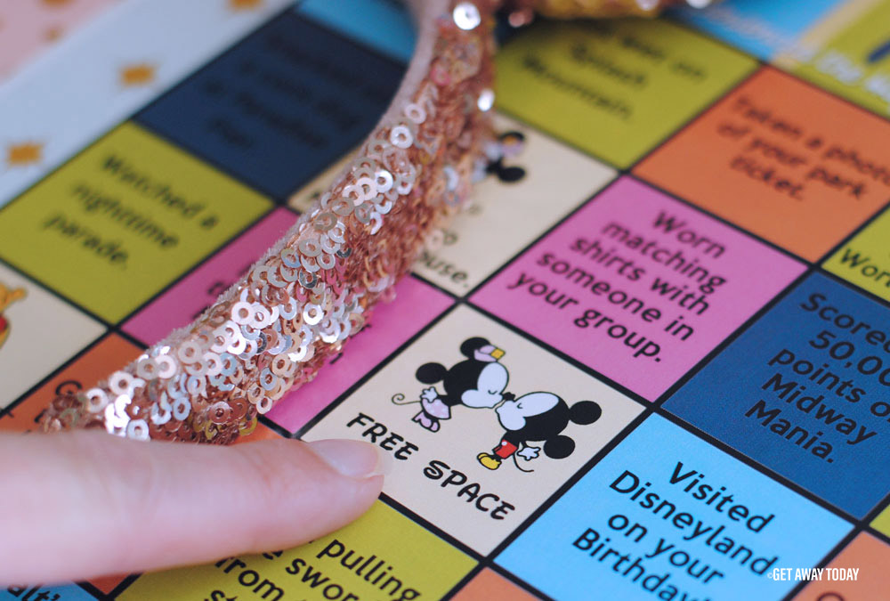 Disneyland Bingo Game Printable Free Space