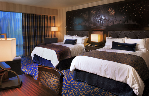 the hotel's three guest room towers for Disneyland's distinctive lands. the hotel's three guest room towers for Disneyland's distinctive lands.