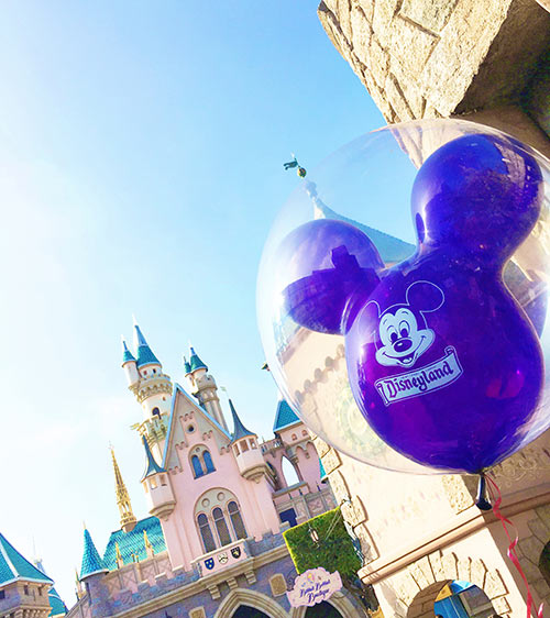 Fantasyland Rides at Disneyland Balloon