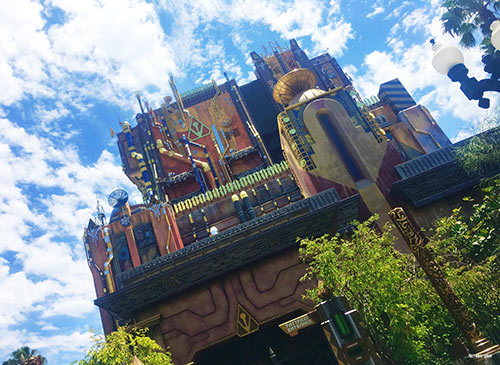Guardians of the Galaxy Mission Breakout Disneyland Building