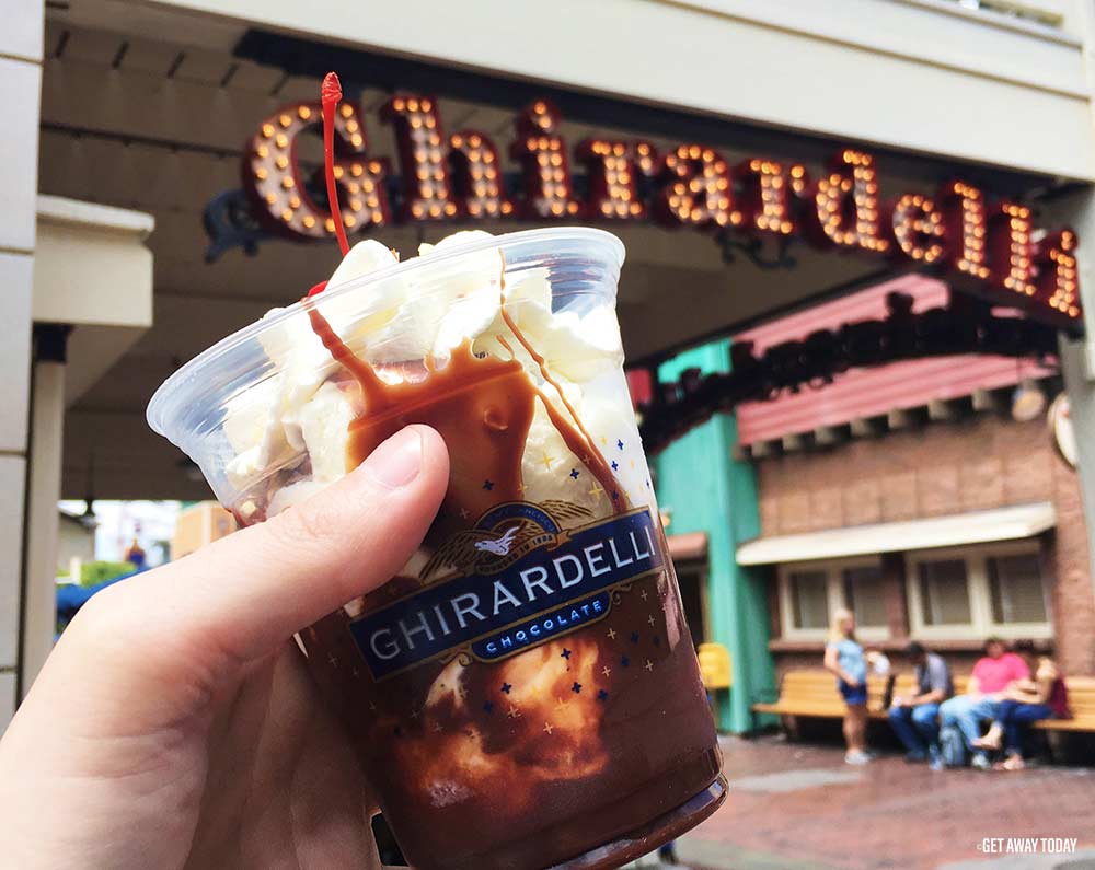 Ghirardelli chocolate sundae