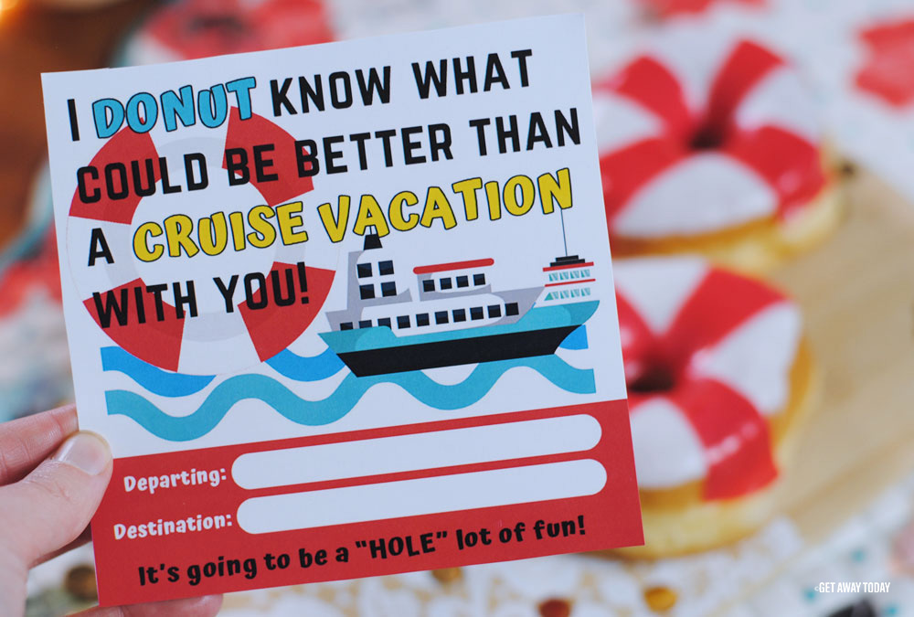 Cruise Vacation Surprise Printable
