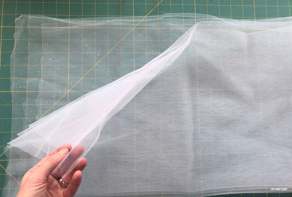 DIY tulle skirt layers