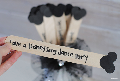 Disney Vacation Countdown Craft Sticks Party