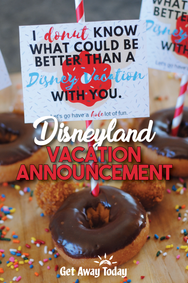 Disney Vacation Announcement Mickey Mouse Donuts || Get Away Today