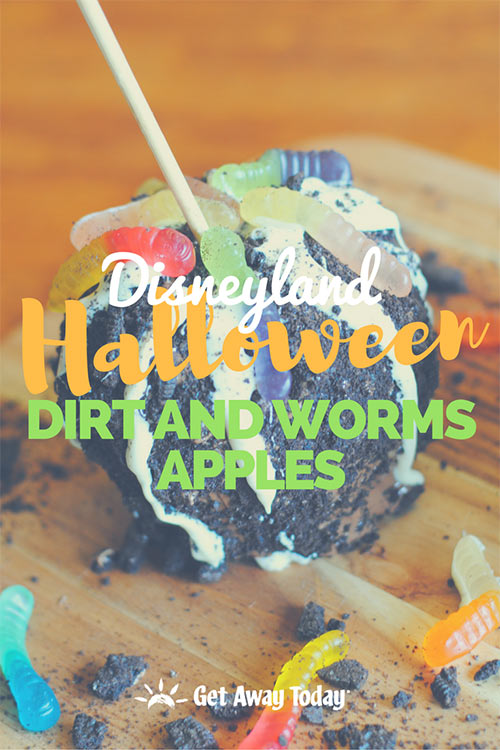 Disneyland Halloween Dirt and Worms Apple Recipe