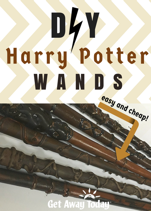 DIY Harry Potter Wands Pin | Get Away Today