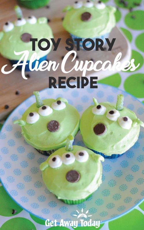Toy Story Alien Cupcakes Recipe || Get Away Today