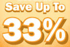 Save up to 33%