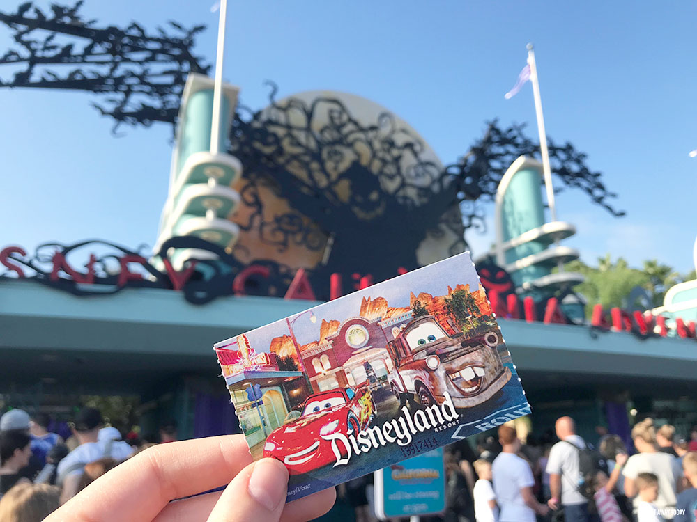 Halloween Time Disneyland September Ticket