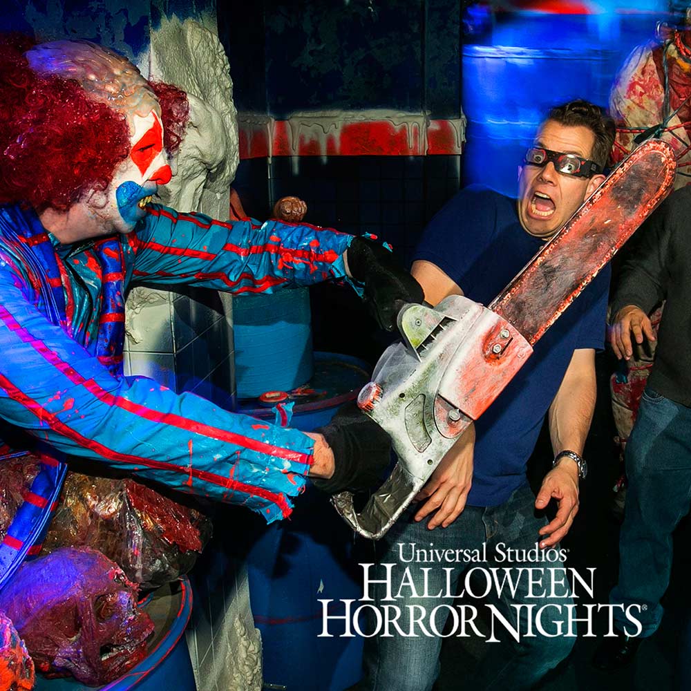 Hollywood Halloween Horror Nights Saw Clown