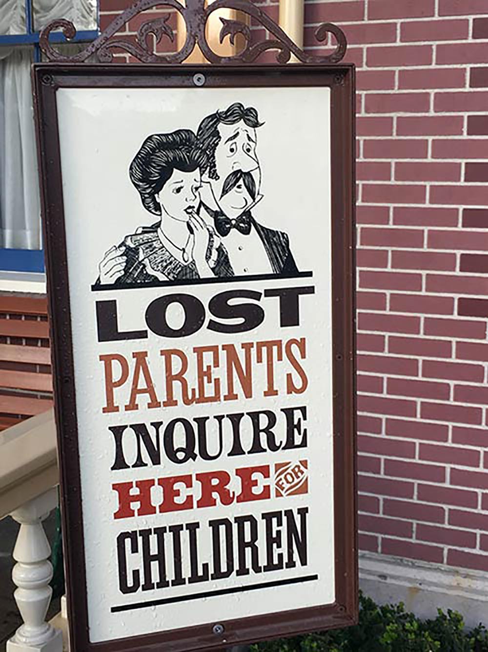 Secrets of Disneyland Lost Parents Sign