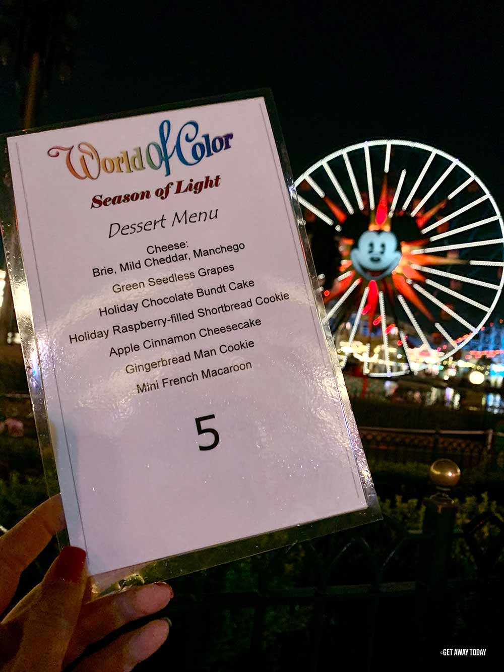 Disneyland World Of Color Dessert Party