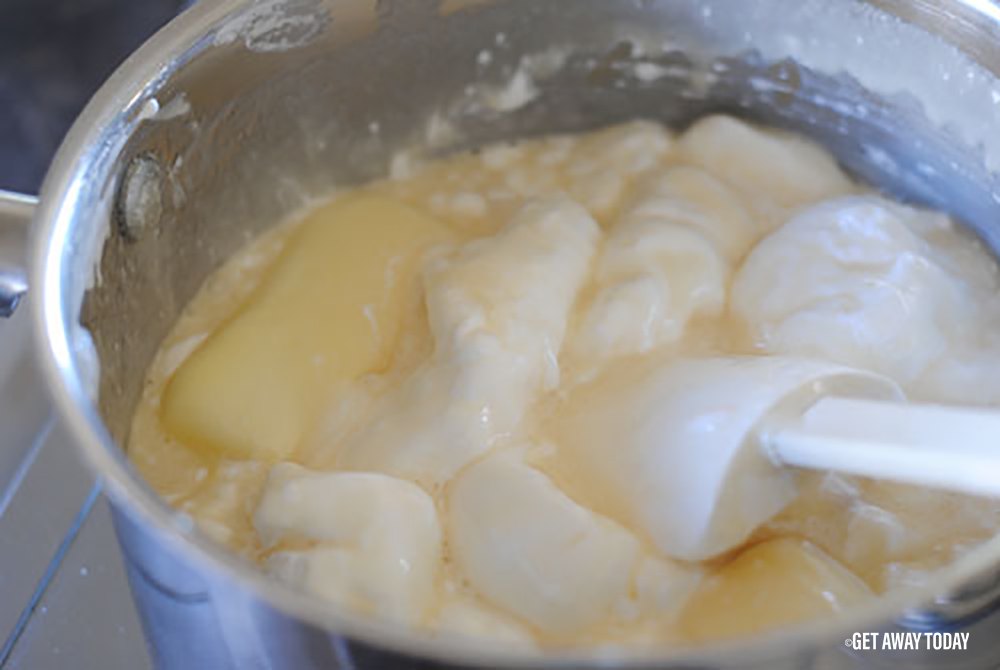 Butterbeer Fudge Add ingredients