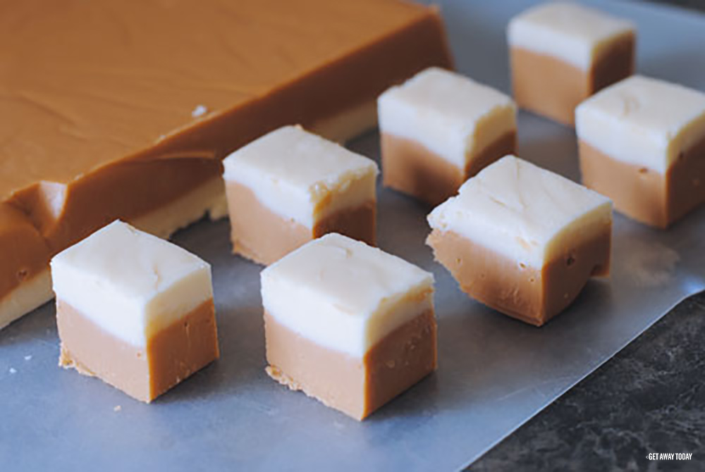 Butterbeer Fudge Cubes