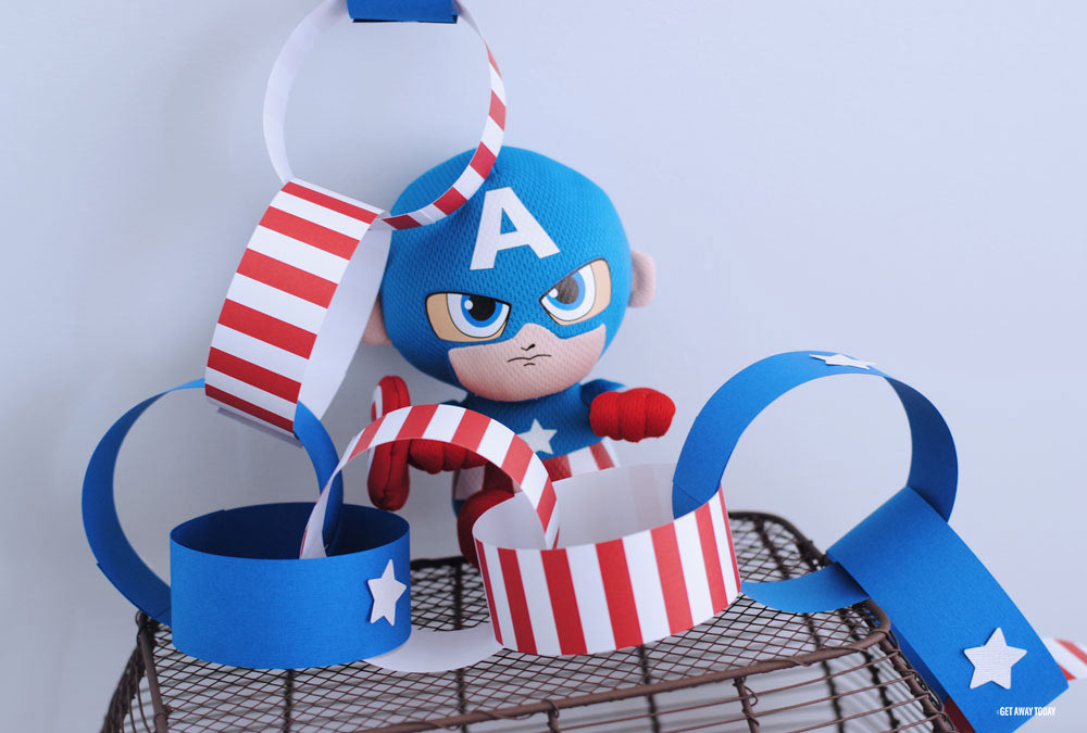 Captain American Countdown Chain Links