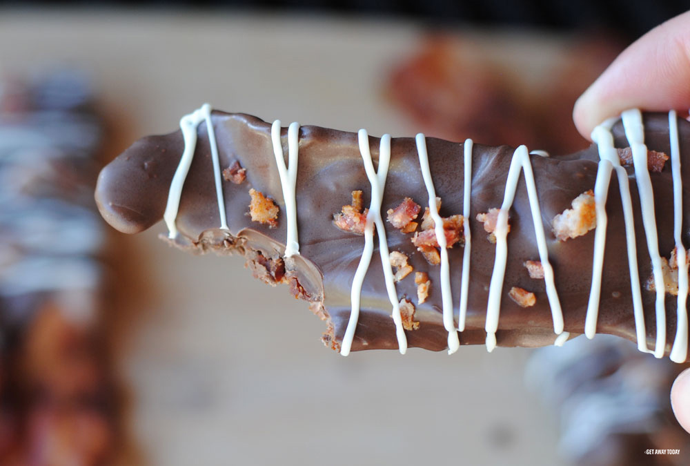 Copycat Disney Chocolate Covered Bacon Recipe Bite