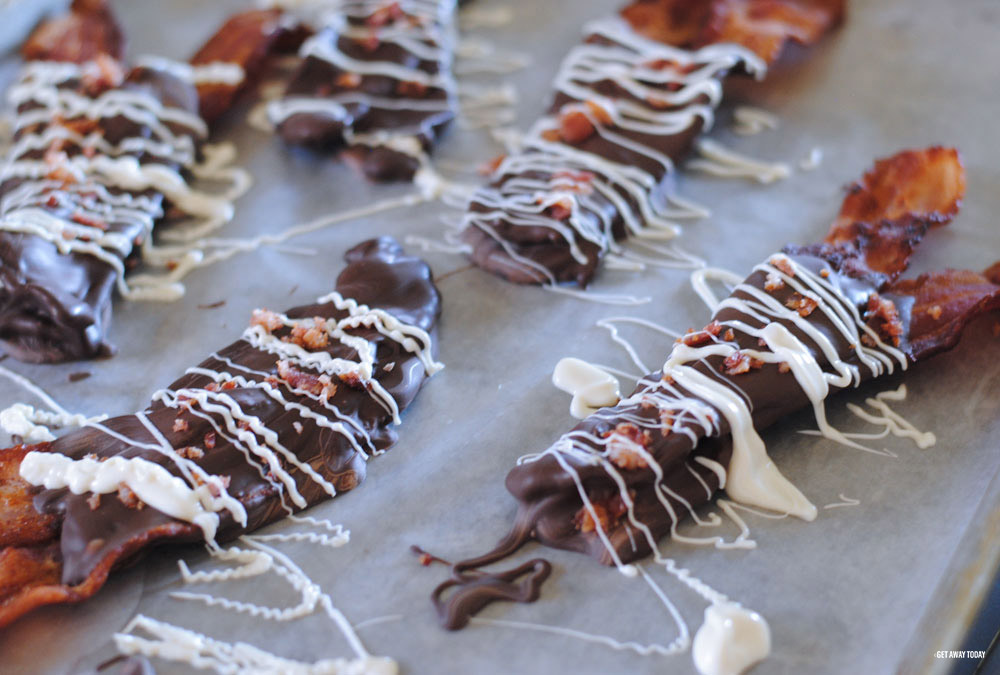 Copycat Disney Chocolate Covered Bacon Recipe Drizzle