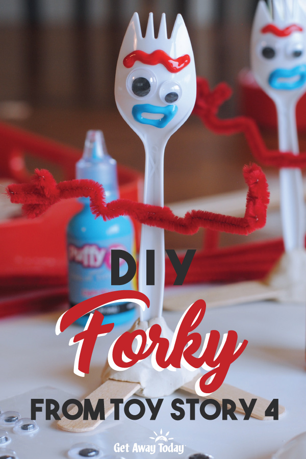 How To Make Your Own Forky From Toy Story 4 in about 10 Minutes 