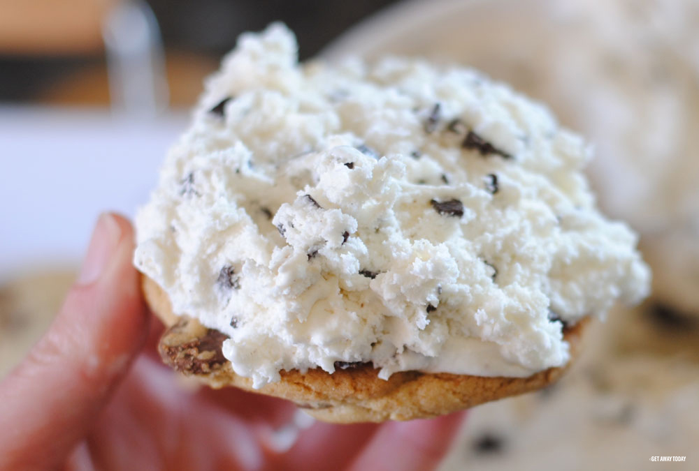 Homemade Ice Cream Sandwich Cookies Cream