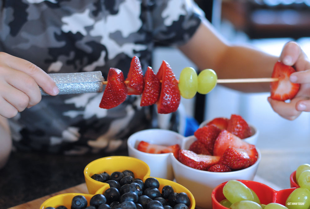 Lightsaber Fruit Kabobs Slide