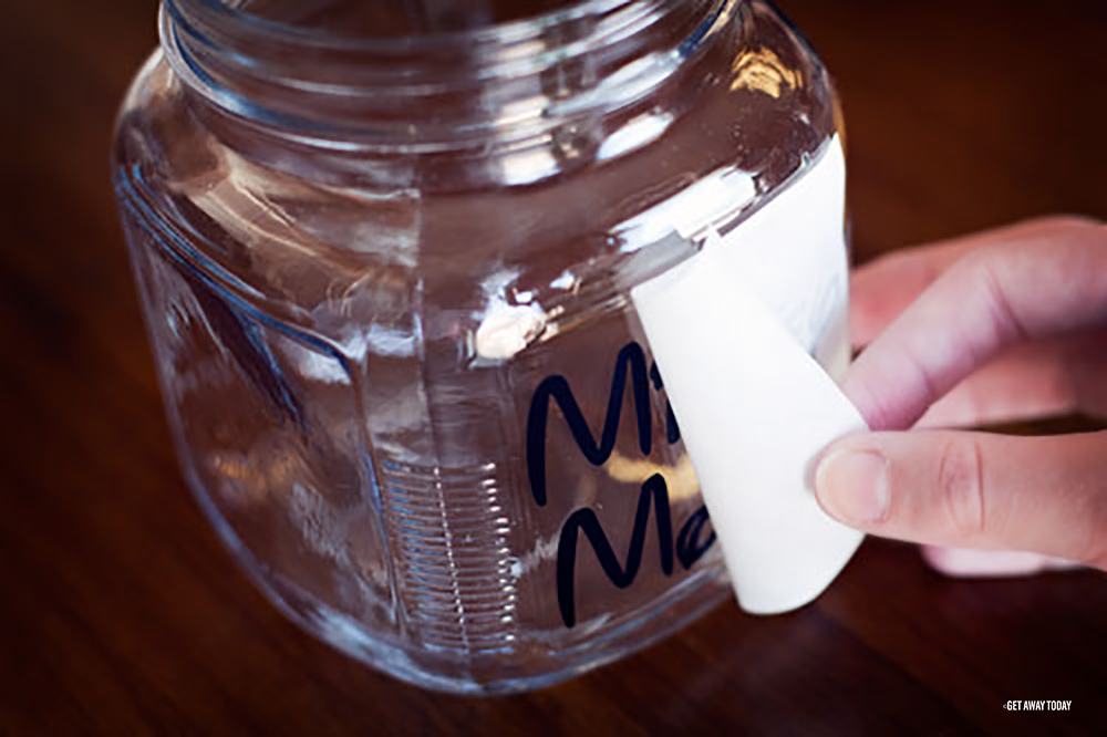 Mickey Savings Jar Peel