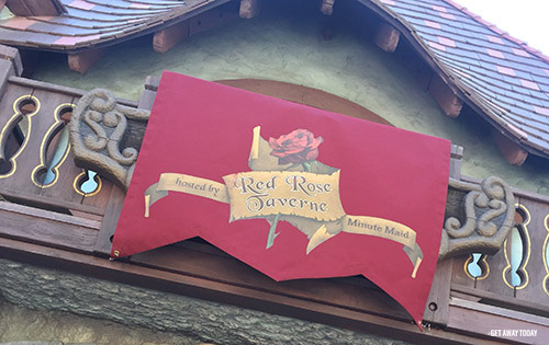 Beauty and the Beast Experiences at Disneyland Red Rose Tavern