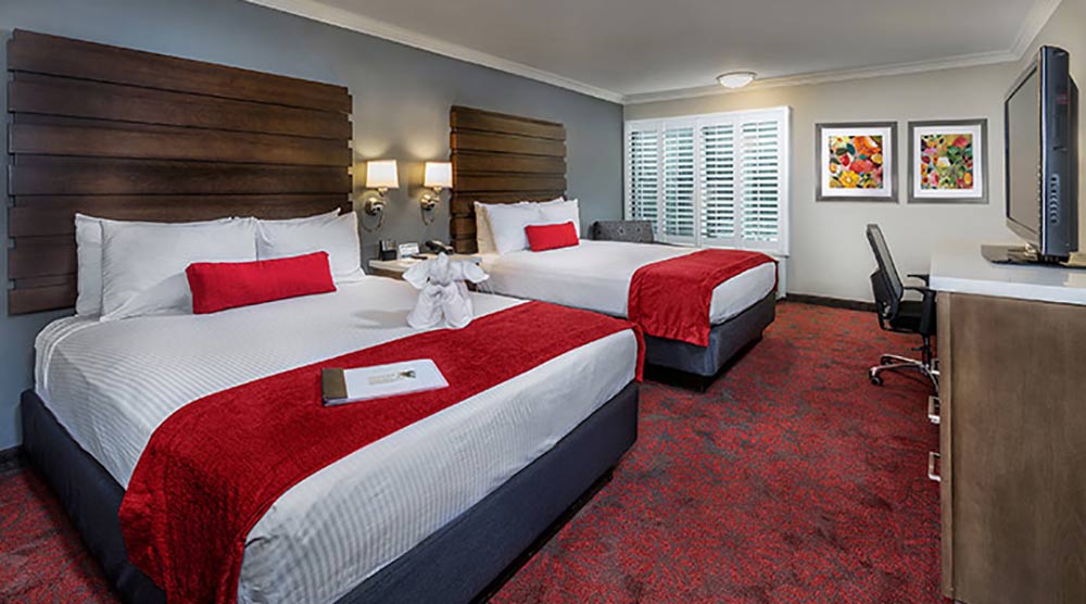 Best Disneyland Hotel for Large Families Desert Palms Hotel and Suites Room