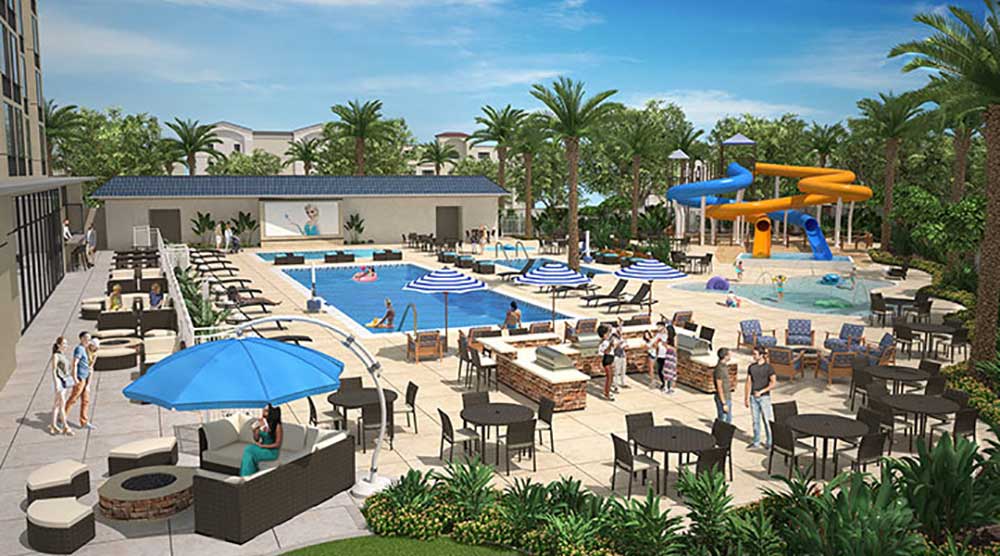 Cambria Hotel Pool Area