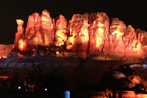 Cars Land at Night