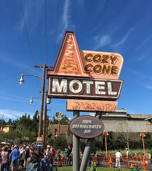 Cars Land Secrets Cozy Cone Motel