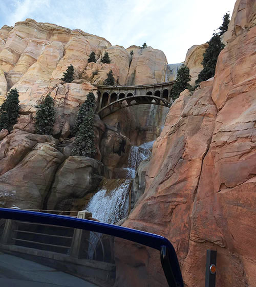 Cars Land Secrets Radiator Springs Racers Waterfall
