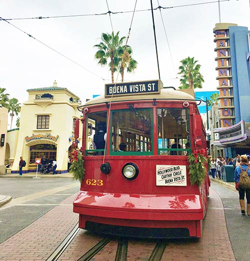 Disneyland Transportation Buena Vista Street Trolley