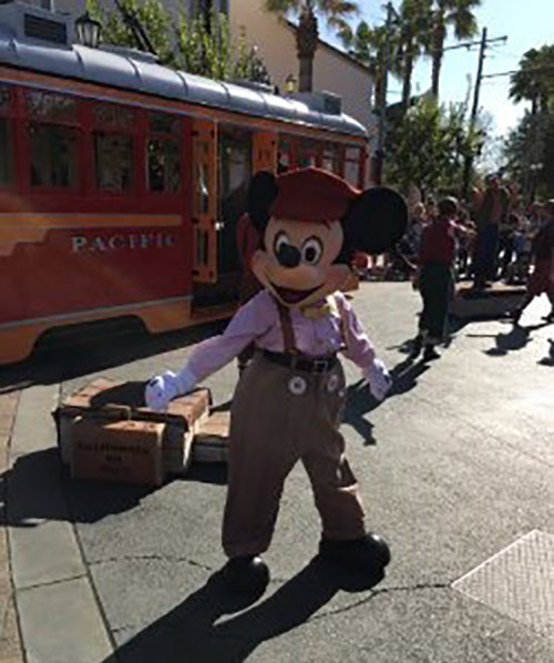 Disneyland Transportation News Car Trolley Mickey