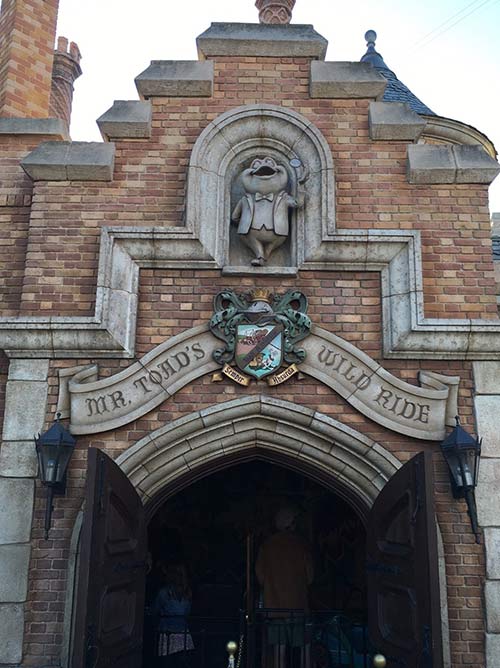 Fantasyland Rides at Disneyland Mr Toads Wild Ride