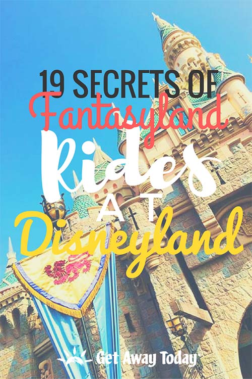 Fantasyland Rides at Disneyland