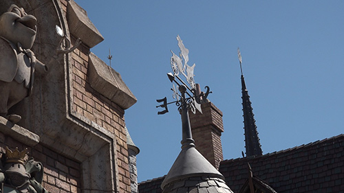 Fantasyland Rides at Disneyland Weather Vane