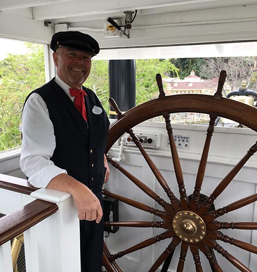 Rivers of America in Disneyland Mark Twain Riverboat