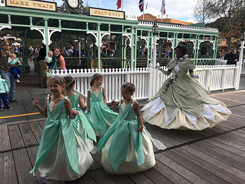 Rivers of American in Disneyland Tianna Dancing