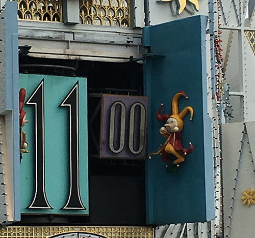 its a small world at Disneyland Clock