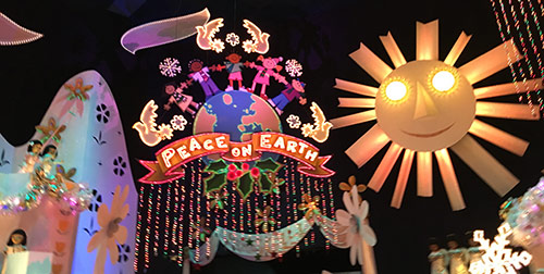 its a small world at Disneyland Peace on Earth