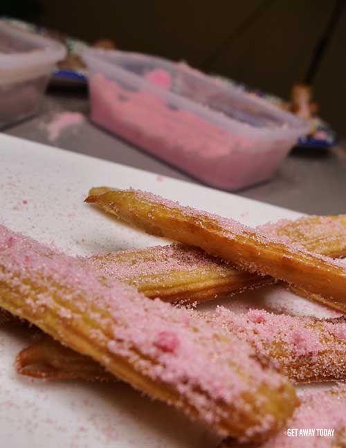 Copycat Disneyland Rose Gold Churros Recipe Pink Sugar