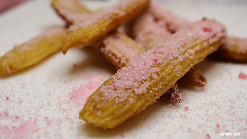 Copycat Disneyland Rose Gold Churros Recipe Up Close Churros