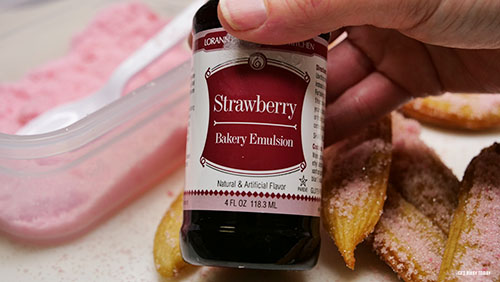 Copycat Disneyland Rose Gold Churros Recipe Strawberry Flavoring